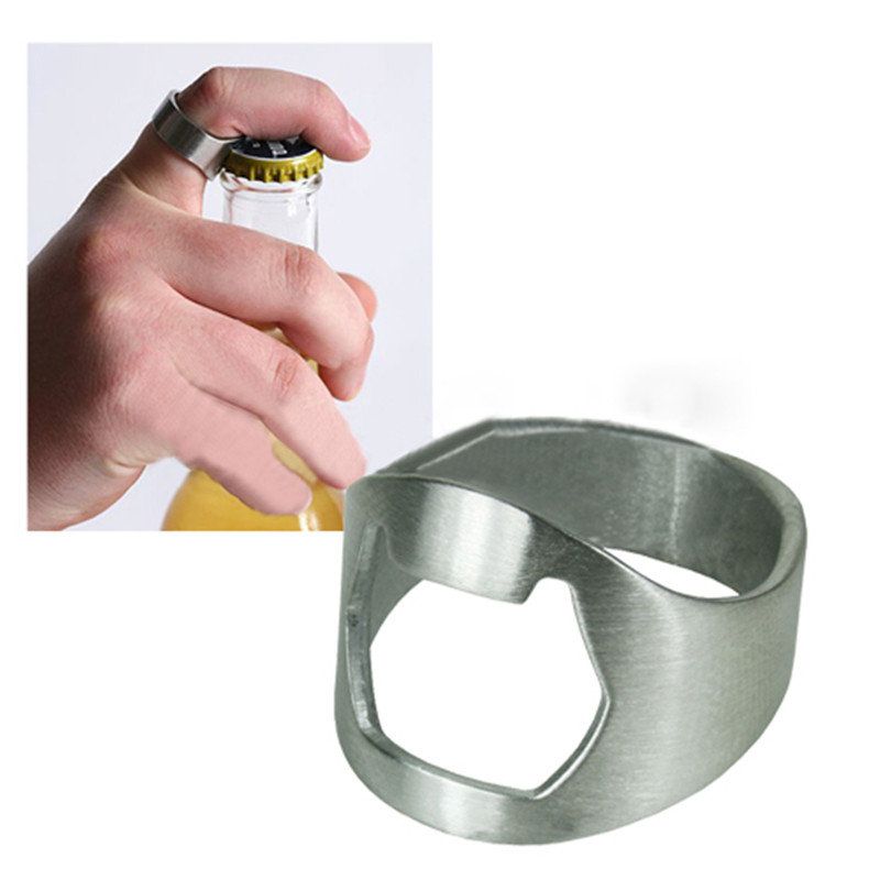Srebrni Otvarač Za Boce Piva Dodaci Za Šipke Za Prstenje Od Nehrđajućeg Čelika Od 22 mm