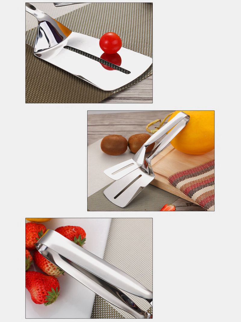 Stezaljka Za Odreske Od Nehrđajućeg Čelika Kuhinjska Kopča Za Hranu Prženi Odrezak Specijalna Za Kruh Za Roštilj