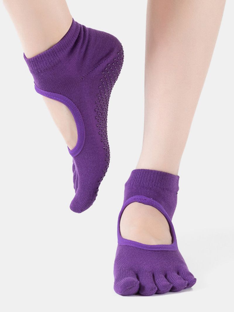 Ženske Sportske Joga Čarape Za Upijanje Znoja Od Čistog Pamuka Prozračne Za Jogu Bez Leđa Otvorenih Prstiju