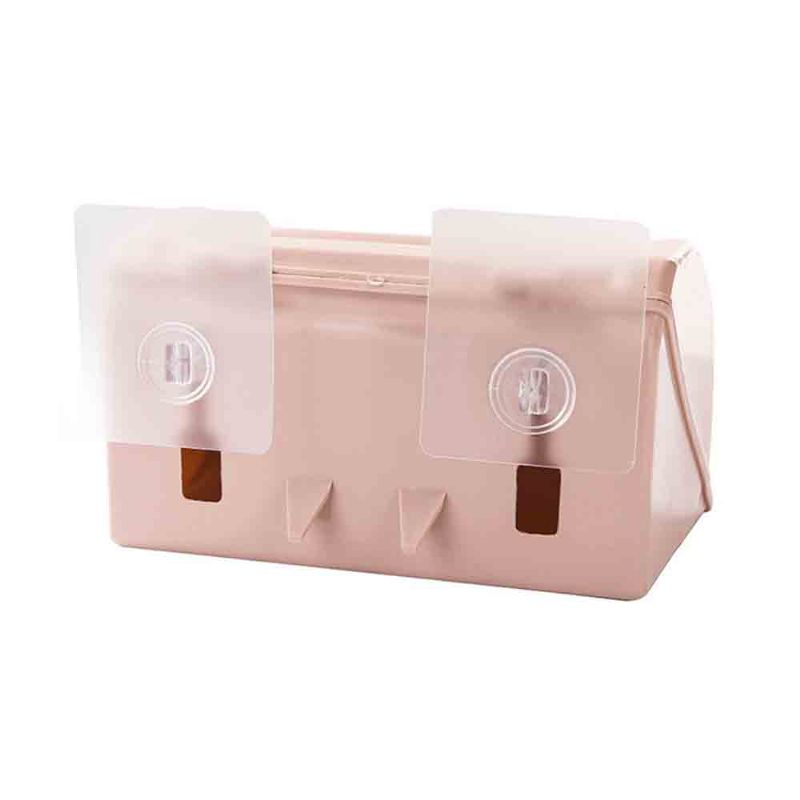 Kutija Za Toaletne Maramice Bez Bušenja Visokokvalitetna Abs Vodootporna Posuda Za Papir U Roli S Dizajnom Utorenog Gornjeg Poklopca