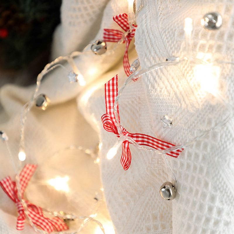 Božićna Svjetla Sa Zvončićima Led Bajkovita Na Usb Ili Baterije S Ip54 Vodootpornošću Za Unutarnju Vanjsku Božićnu Novogodišnju Dekoraciju Topla Bijela