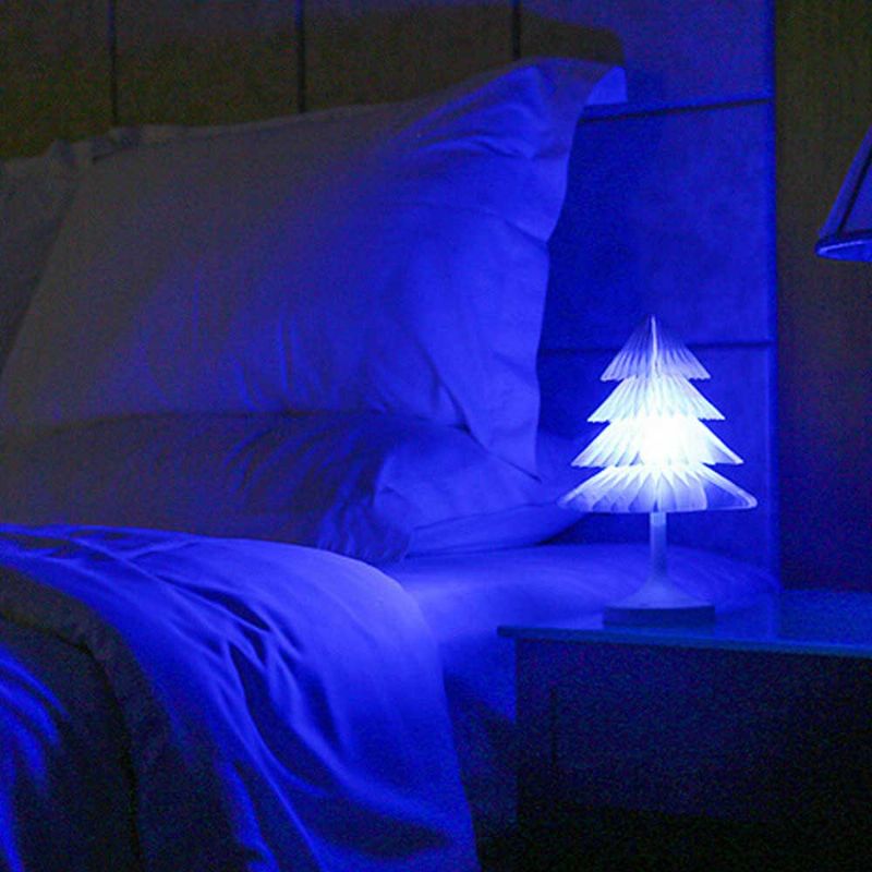 Božićno Drvce Papirnato Noćno Svjetlo Ukrasi Lampica Na Baterije Usb Napajanje Stolne Bljeskalice Za Blagdanske Ukrase