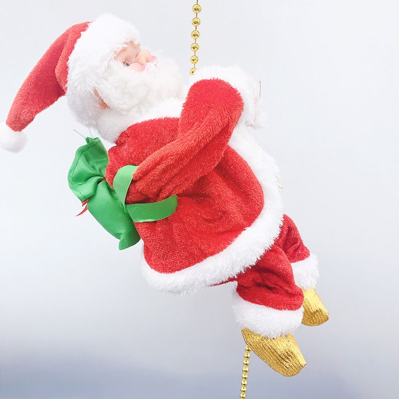 Električna Perla Za Penjanje Zavjesa Za Uz Stepenice Igračka Djed Mraz Perle Za Božićni Ukrasi Za Prozore