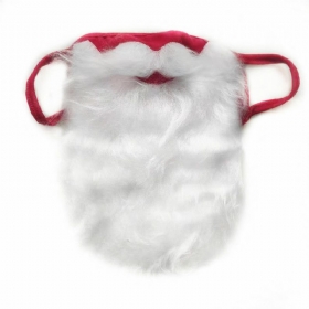 Maska Djeda Mraza Za Bradu Smiješno Prerušiti Se Crvena Božićna Pamučna Za Lice Otporna Na Prašinu