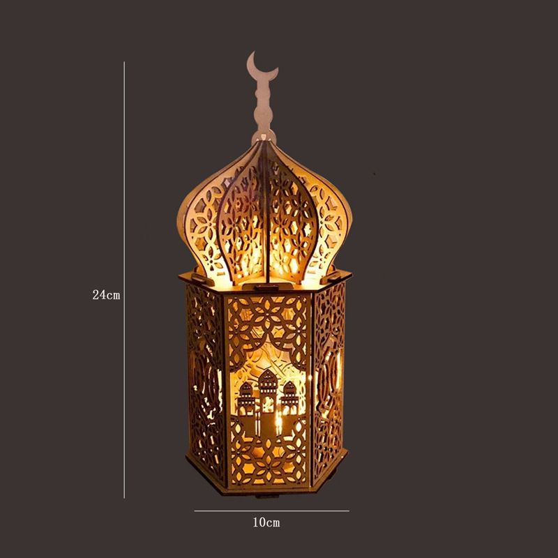 Svjetiljka Za Dekoraciju Palače Za Blagdanski Dvorac Led Drvena Za Ramazanske Rukotvorine