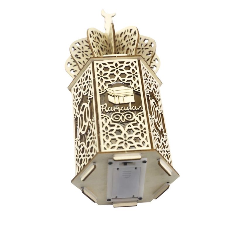 Svjetiljka Za Dekoraciju Palače Za Blagdanski Dvorac Led Drvena Za Ramazanske Rukotvorine