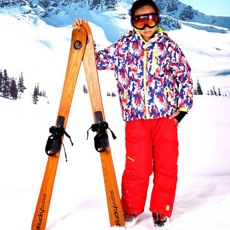 Dvostruka Drvena Skijaška Daska Za Obuku Skijanja Na Otvorenom Moderne Skije Par Jasenovih Drva 110 cm Snowboard Vanjske Sanjke