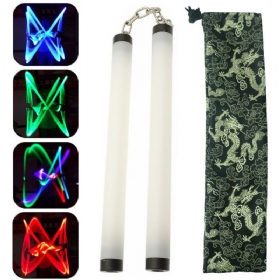 Led Svjetiljka Svjetlo Nunchakus Glowing Stick Vježbanje Izvedba Kung Fu Dance Dodaci Alat Za Ulični Ples