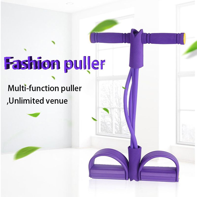 Nova 4 Cijevi Fitness Elastic Sit Up Pull Rope Vježbač Za Trbušne Mišiće Kućna Teretana Sportska Oprema Za Trening Pedala Puller