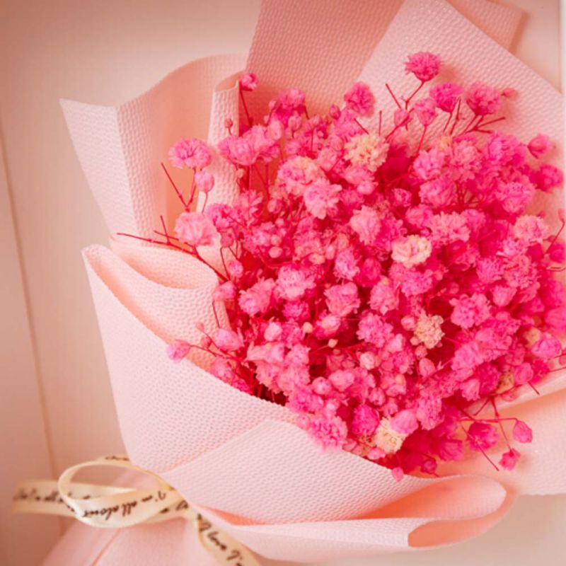 Doroch Konzervirani Cvijet S Knjigom Poklon Kutija Za Valentinovo Suhi Buket Cvijeća Na Dah Djeteta