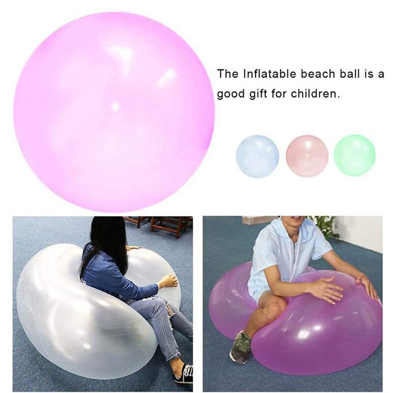 Bubble Ball Balon Funny Toy Balls Kid Transparent Bounc Okrugli Baloni Za Ukrase Za Dječje Aktivnosti Na Otvorenom