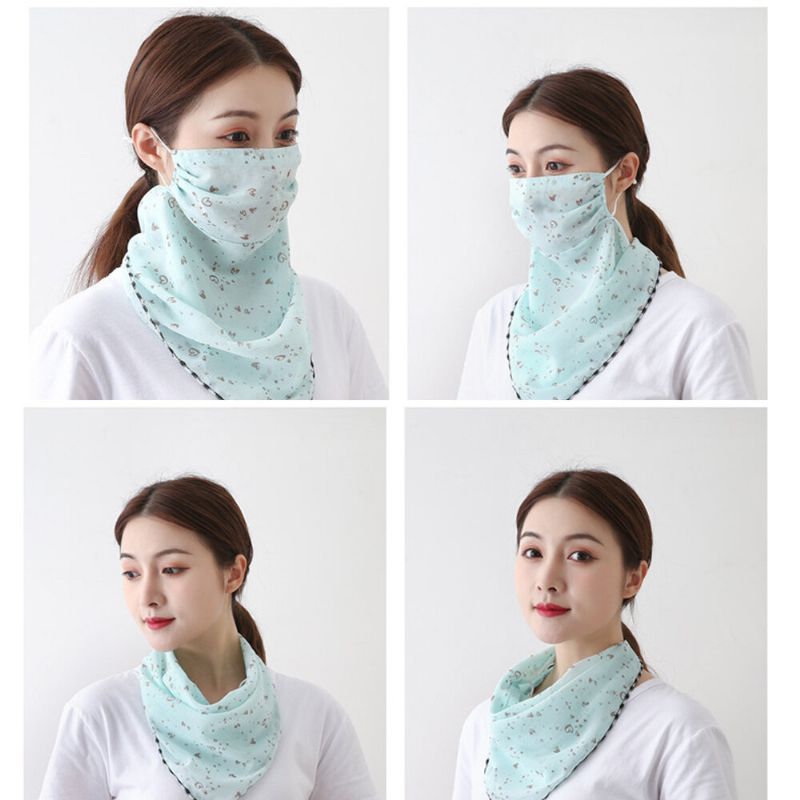 Ljetne Maske Za Uši S Printom Zaštita Za Vrat Krema Za Sunčanje Šal Šal