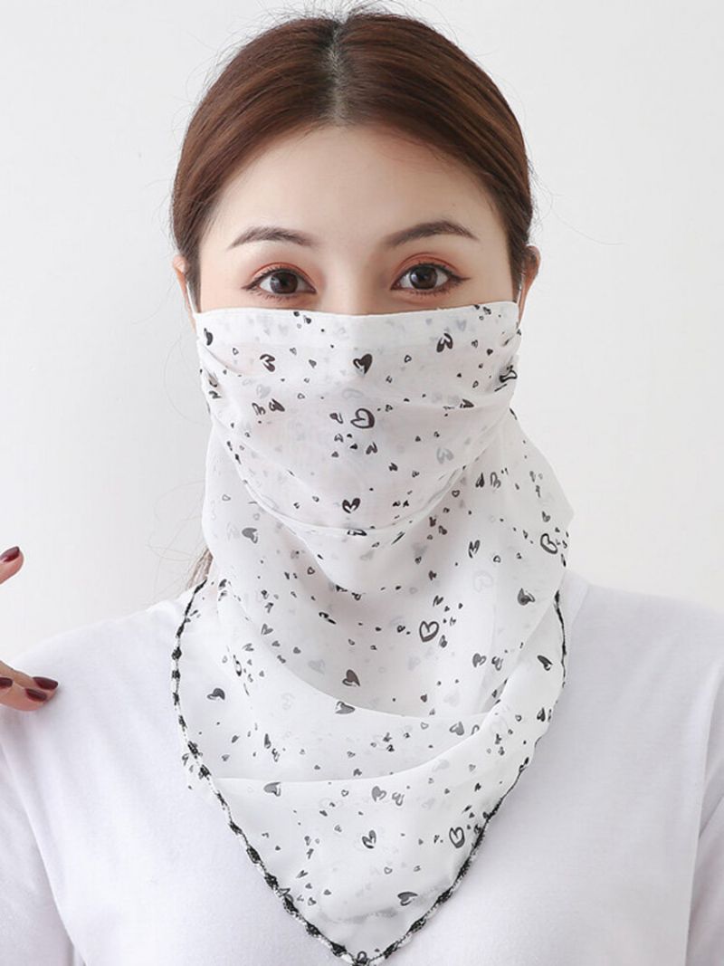 Šal Za Zaštitu Od Sunca Prozračna Maska Za Lice Za Jahanje Na Ušima Ljetna Brzosušeća Za Vrat S Printom