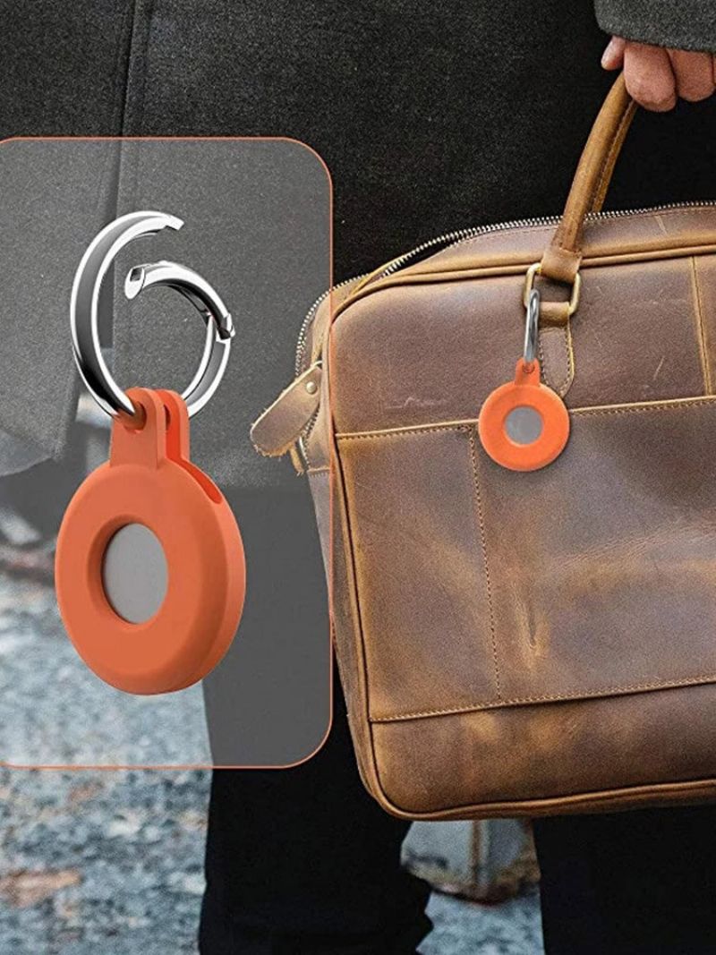 Apple Airtags Tekući Silikonski Zaštitni Rukav Za Locator Tracker Anti-lost Device Keychain