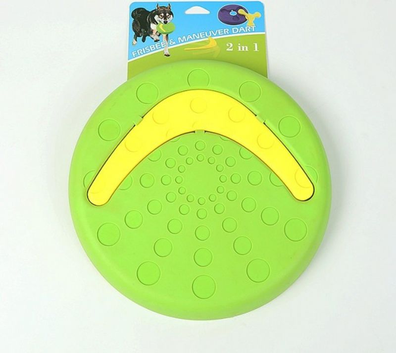 Gumeni Ljubimac Frisbee Igračka Za Pse Može Hraniti Psa Za Obuku Bočne Zdjele Za Uzgoj Životinja