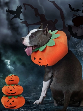 Halloween Pumpkin Dog Dress Up Višenamjenska Ogrlica Za Pse Preobrazbeni Kostim Za Zabavu Za Kućne Ljubimce