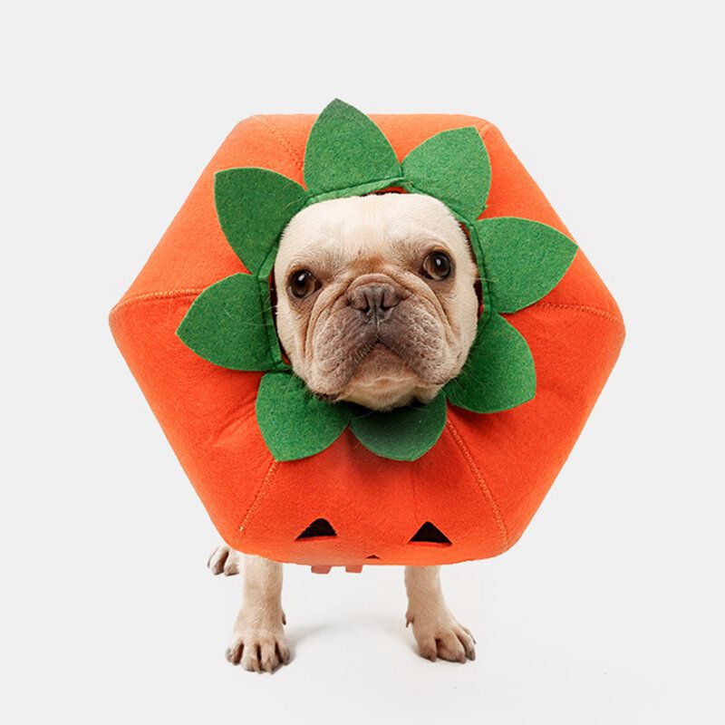 Halloween Pumpkin Dog Dress Up Višenamjenska Ogrlica Za Pse Preobrazbeni Kostim Za Zabavu Za Kućne Ljubimce