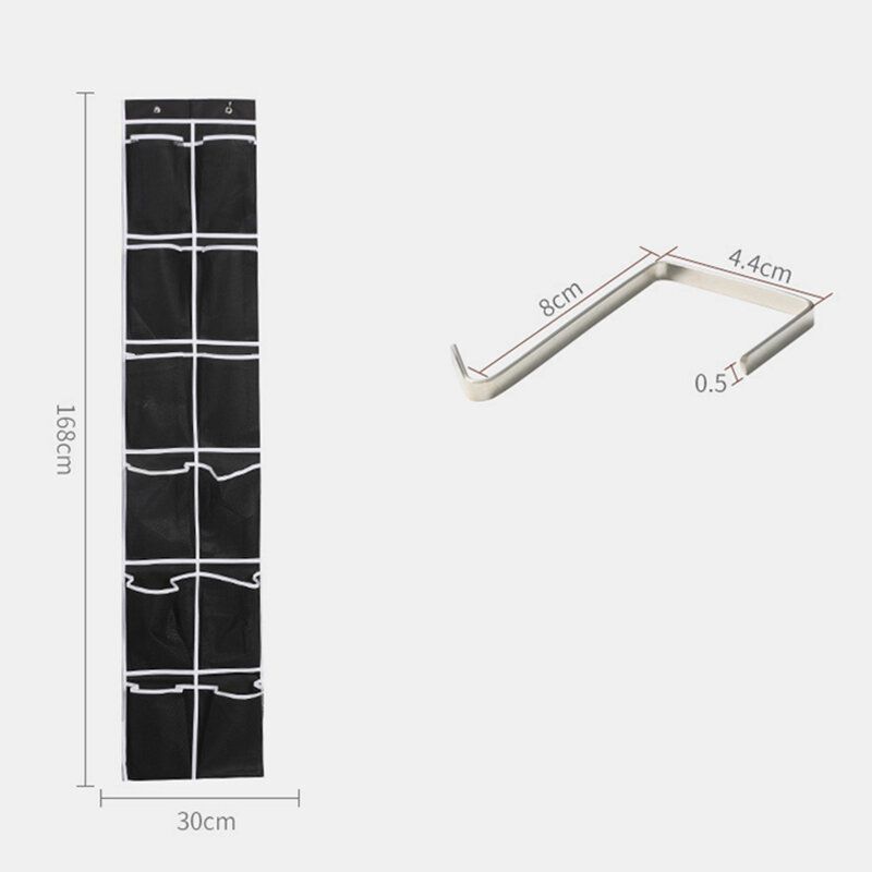 12 Mrežasta Vrata Iza Cipela Viseća Torba Tkanina Džepne Papuče Završna Netkana Za Pohranu
