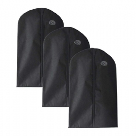 3 Paketa Torbi Za Odjeću S Patentnim Zatvaračem Izdržljiva Prozračna Platnena Navlaka Za Dugačko Odijelo Gornje Hlače Od 40 Inča