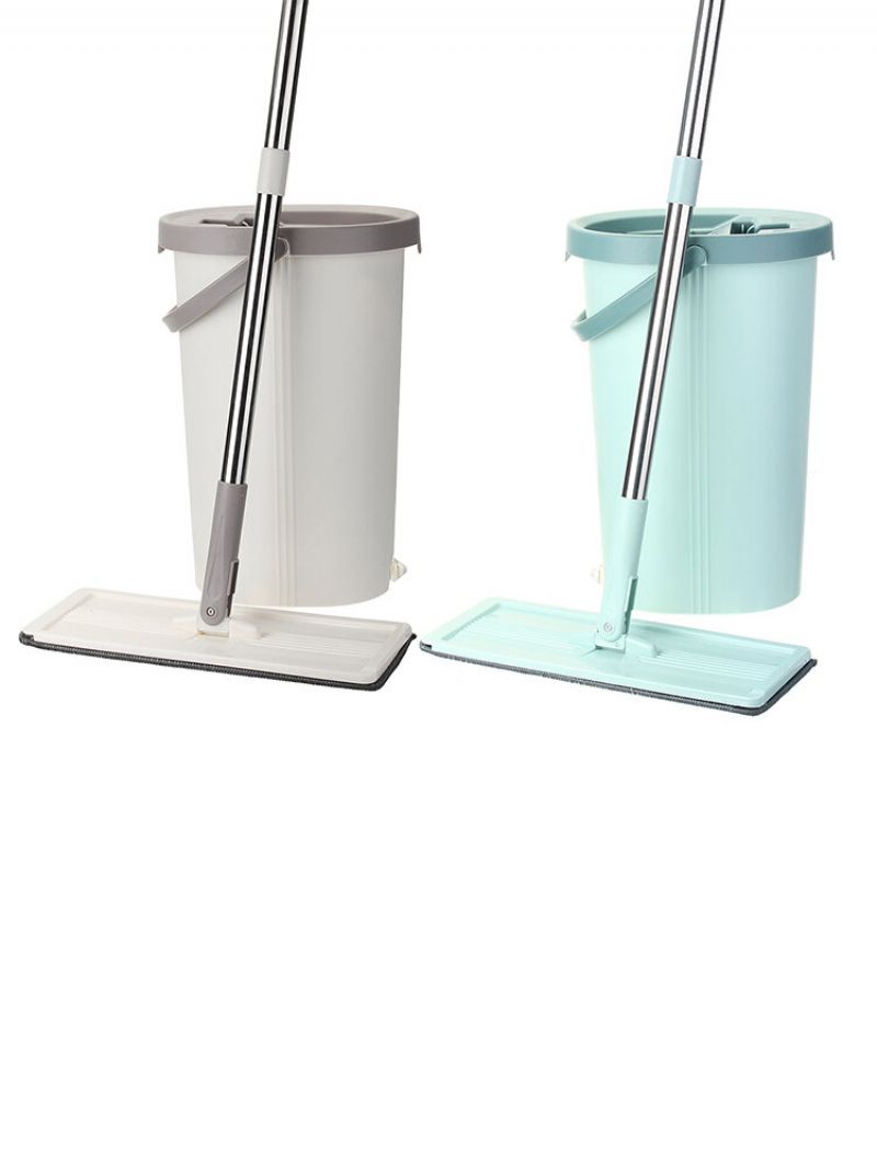 Flat Bucket Mops Čišćenje Vlaknima Besplatna Ručna Centrifuga Pranje Ultrafini Magic Floor Mop