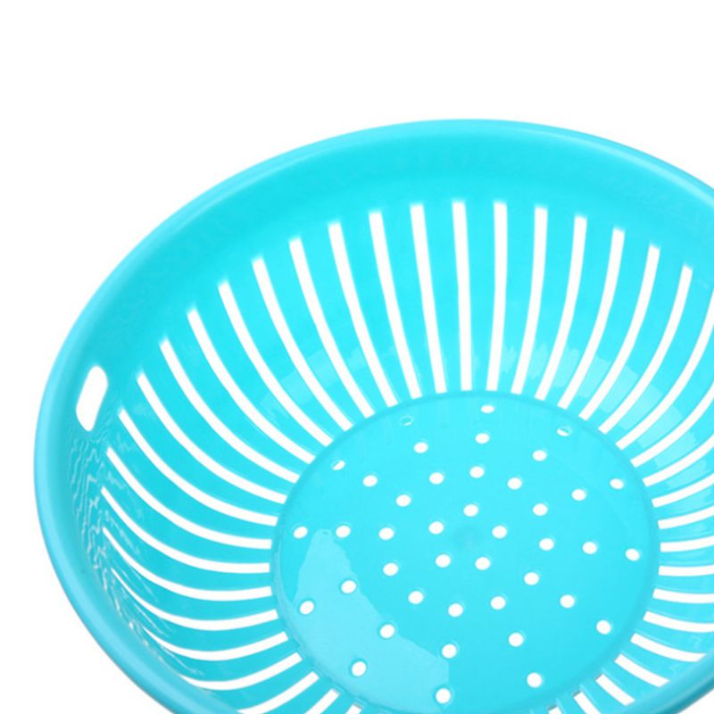 Košara Za Pranje Sa Šupljim Odvodom Okrugla Plastična Kuhinjski Sudoper Za Voće Odvodna Za Povrće I Za Odlaganje