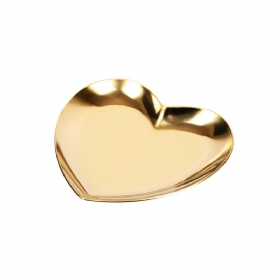 Pladanj Za Izlaganje Nakita Od Nehrđajućeg Čelika Metalni Za Pohranjivanje U Obliku Srca