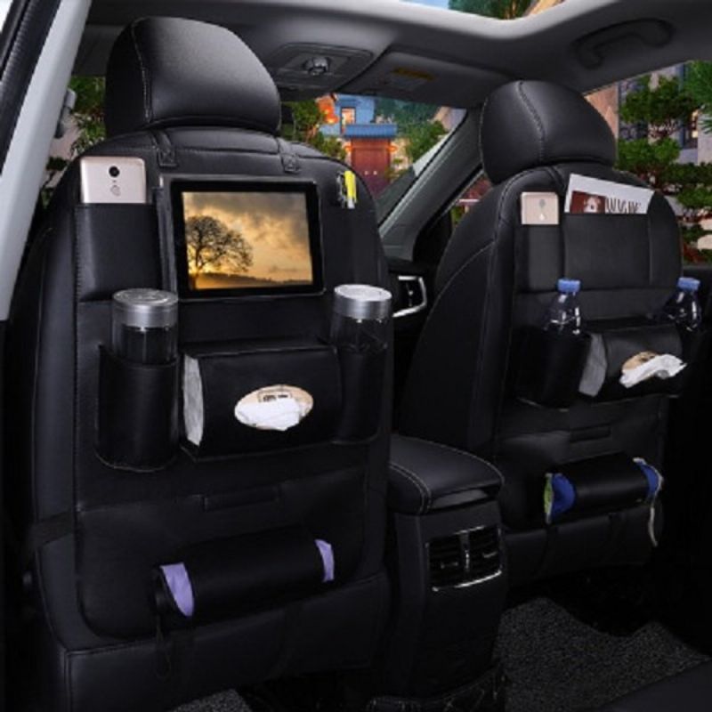 Torba Za Pohranu Autosjedalice U 5 Boja Viseća Od Kožnog Materijala Automobilska Višenamjenska Za Organizator