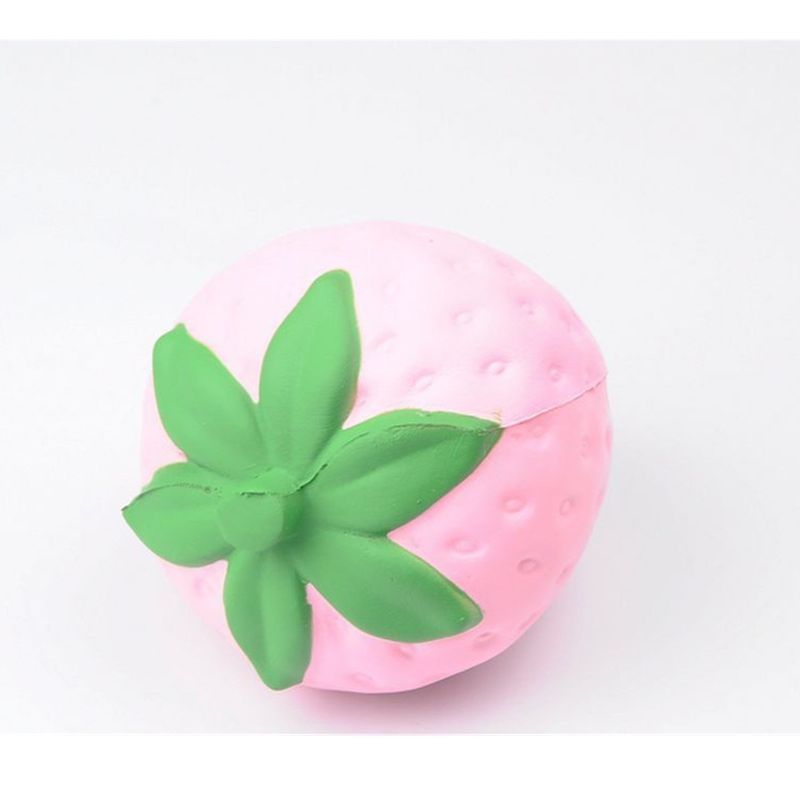 11.5x9.5 cm Kawaii Squishy Strawberry Mekani Telefonski Privjesak Torbe Trake Sporo Raste