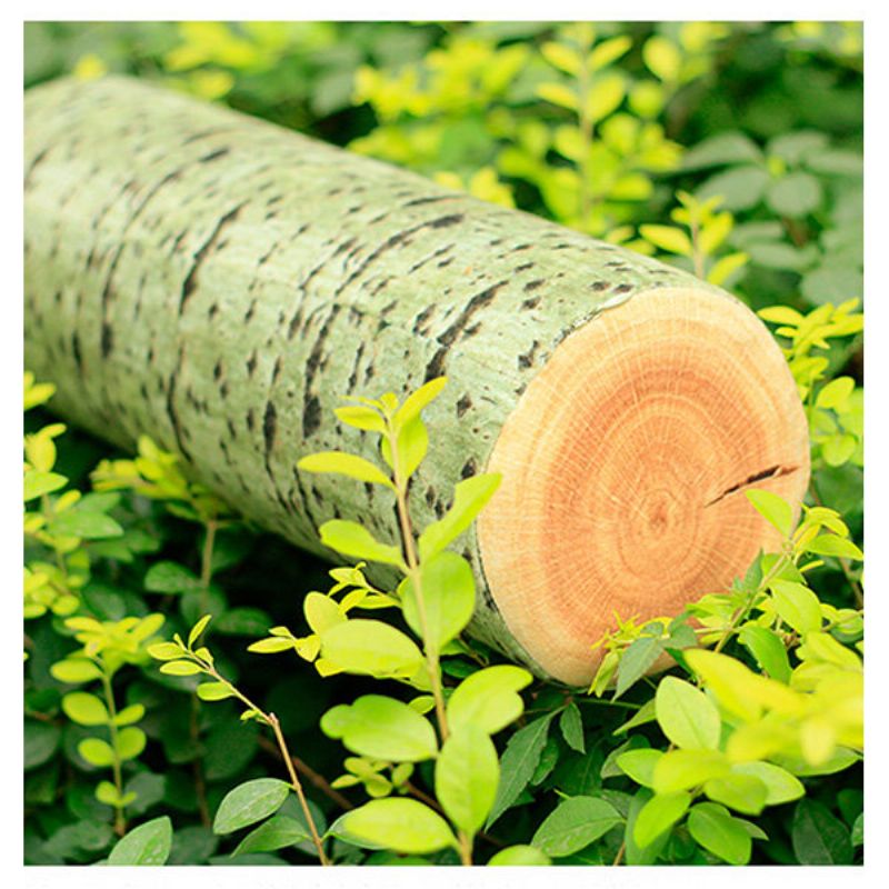 3d Živopisni Jastuci Od Drva U Obliku Panja Kora Drveća Mekani Kauč Uredski Ukras Za Automobil