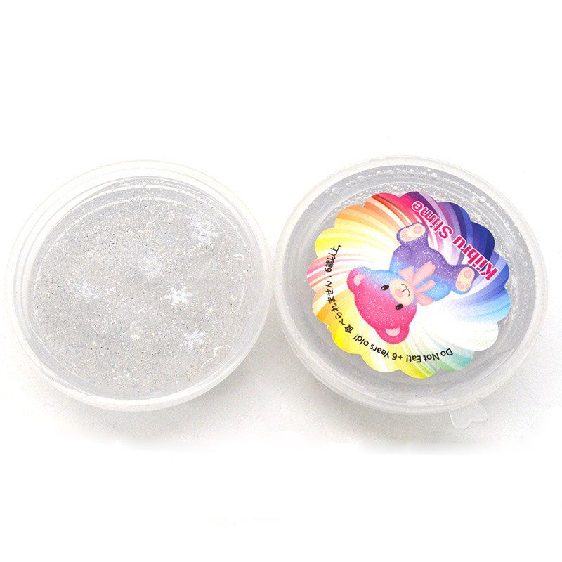 4pcs Kiibru Slime Pearl Star Glitter Simulated Crystal Mud Jelly Plastelin Poklon Igračka Za Ublažavanje Stresa