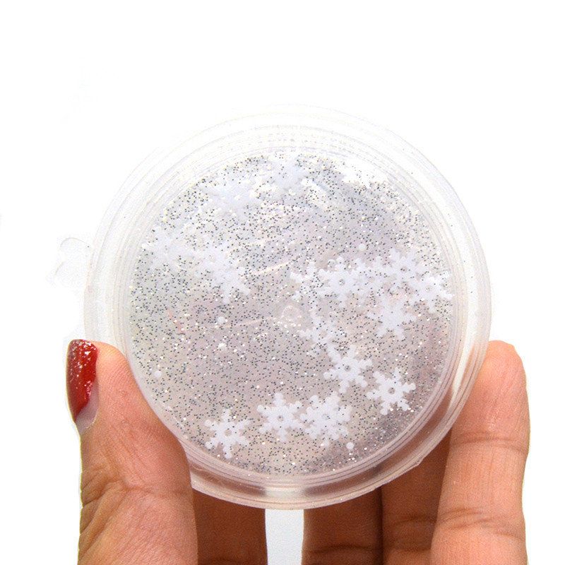 4pcs Kiibru Slime Pearl Star Glitter Simulated Crystal Mud Jelly Plastelin Poklon Igračka Za Ublažavanje Stresa