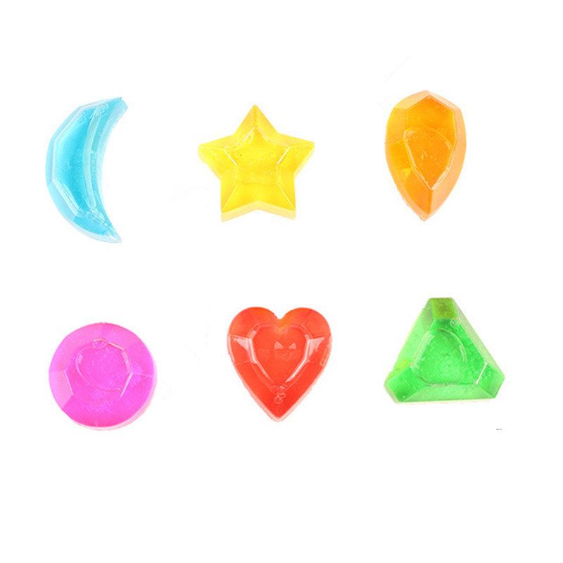 6pcs Crystal Diamond Star Slime Jelly Plastelin Poklon Igračka Za Ublažavanje Stresa