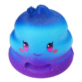 7cm Crazy Squishy Galaxy Poo Slow Rising Mirisna Crtana Punđa Poklon Dekoracija