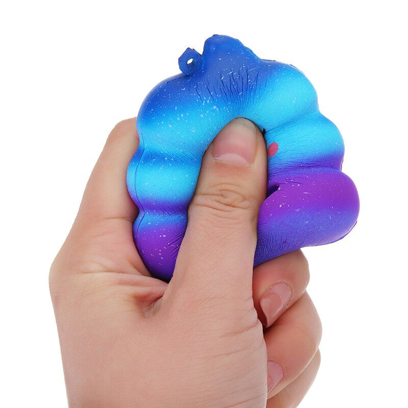 7cm Crazy Squishy Galaxy Poo Slow Rising Mirisna Crtana Punđa Poklon Dekoracija