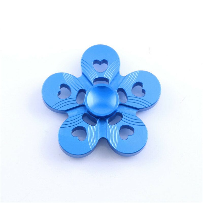 Aluminijska Legura Five Leaves Šareni Fidget Hand Spinner Edc Reduce Stres Focus Attention Toys