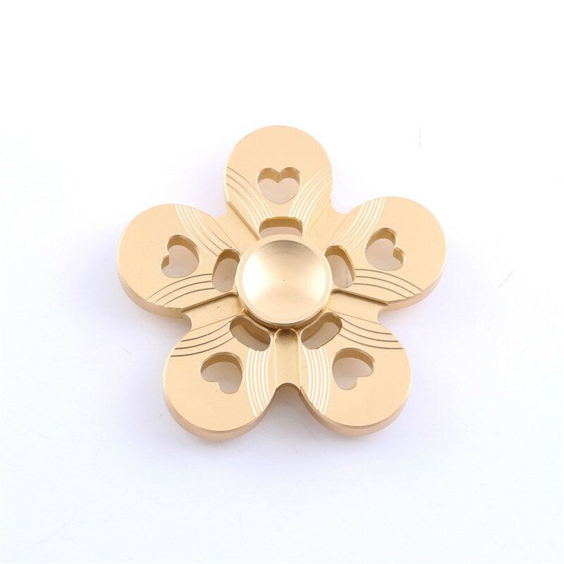 Aluminijska Legura Five Leaves Šareni Fidget Hand Spinner Edc Reduce Stres Focus Attention Toys