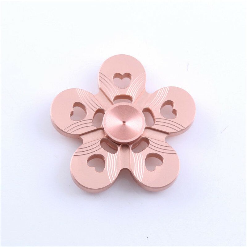 Aluminijska Legura Five Leaves Šareni Fidget Hand Spinner Edc Reduce Stres Focus Attention Toys