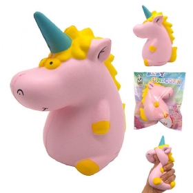 Areedy Squishy Baby Unicorn 14cm*10cm*8cm Super Slow Rising Slatka Ružičasta Originalno Pakiranje