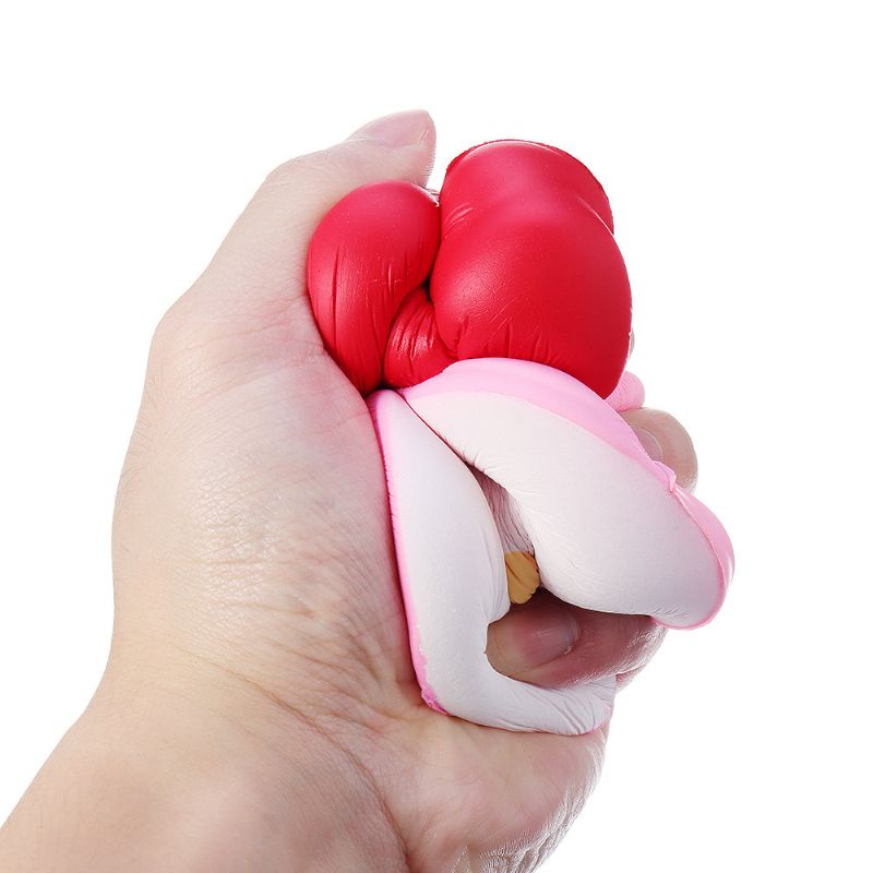 Bow-knot Bell Squishy Jumbo Slow Rising Mekana Igračka Poklon Kolekcija S Pakiranjem