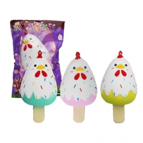 Chick Popsicle Ice-lolly Squishy Slow Rising Mekana Igračka S Pakiranjem