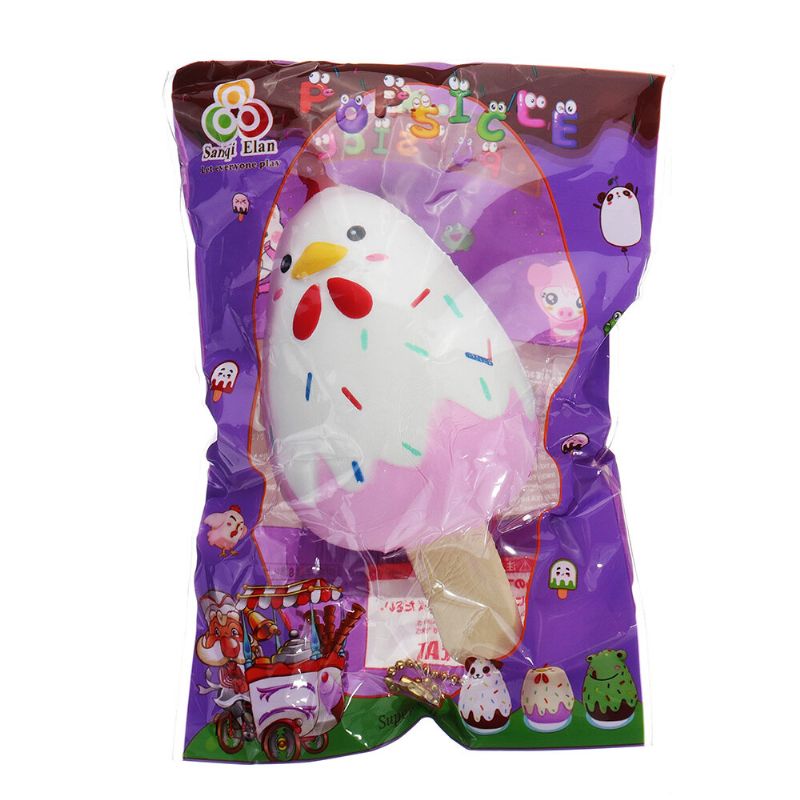 Chick Popsicle Ice-lolly Squishy Slow Rising Mekana Igračka S Pakiranjem