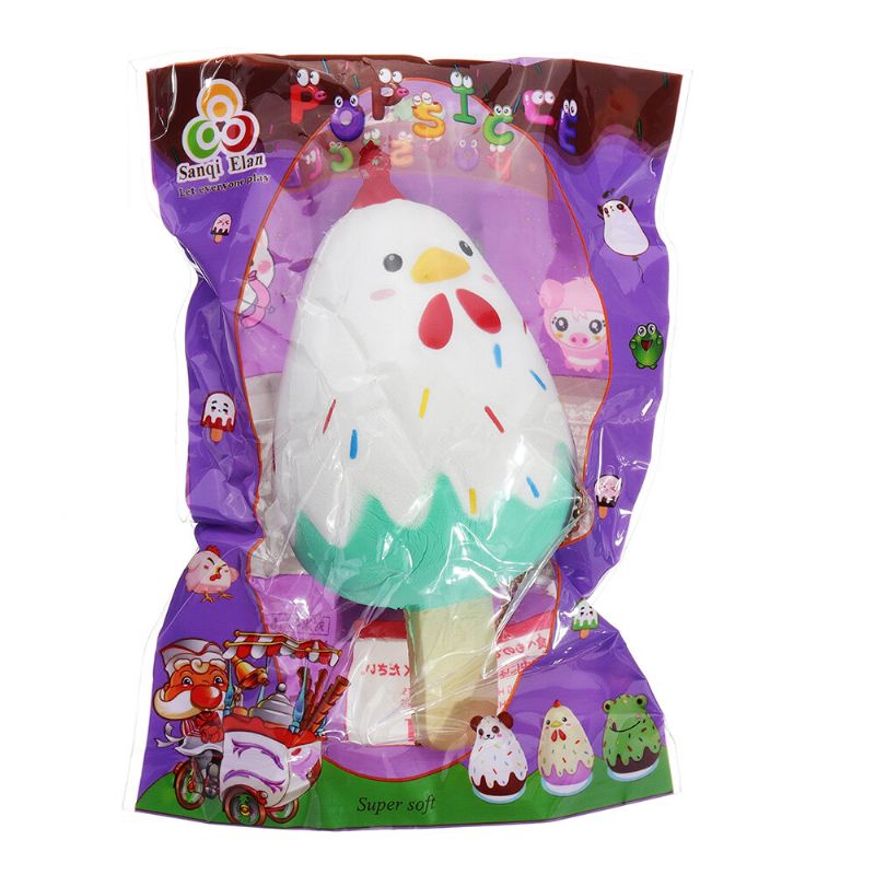 Chick Popsicle Ice-lolly Squishy Slow Rising Mekana Igračka S Pakiranjem