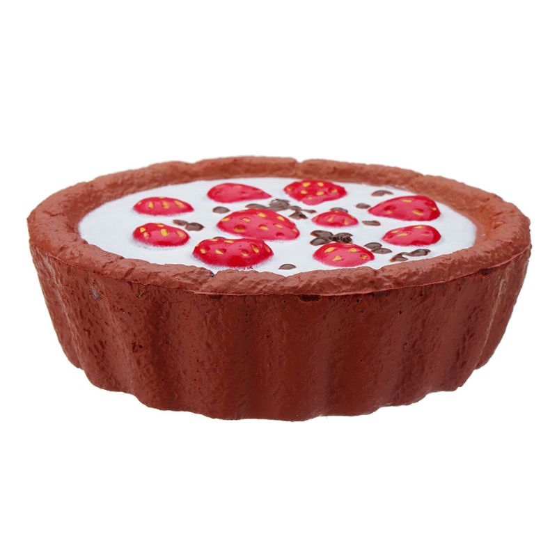 Čokoladna Torta Od Jagoda Squishy Mekana Igračka Koja Se Sporo Diže S Pakiranjem Poklon Kolekciji