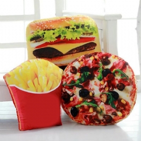 Creative Squishy 3d Pizza Cola Krumpir Hamburger Čips Jastuci Hrana Jastuk Rođendanski Dar Trik Igračke