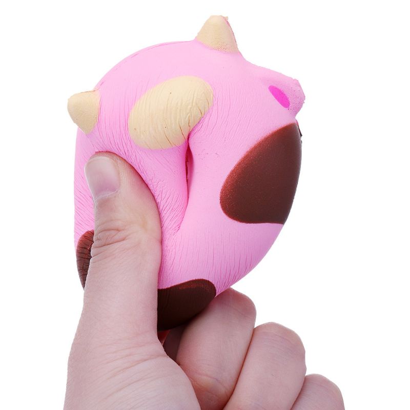 Crtani Kravlji Kolač S Krafnom Squishy Slow Rising Collection Poklon Mekana Igračka S Pakiranjem