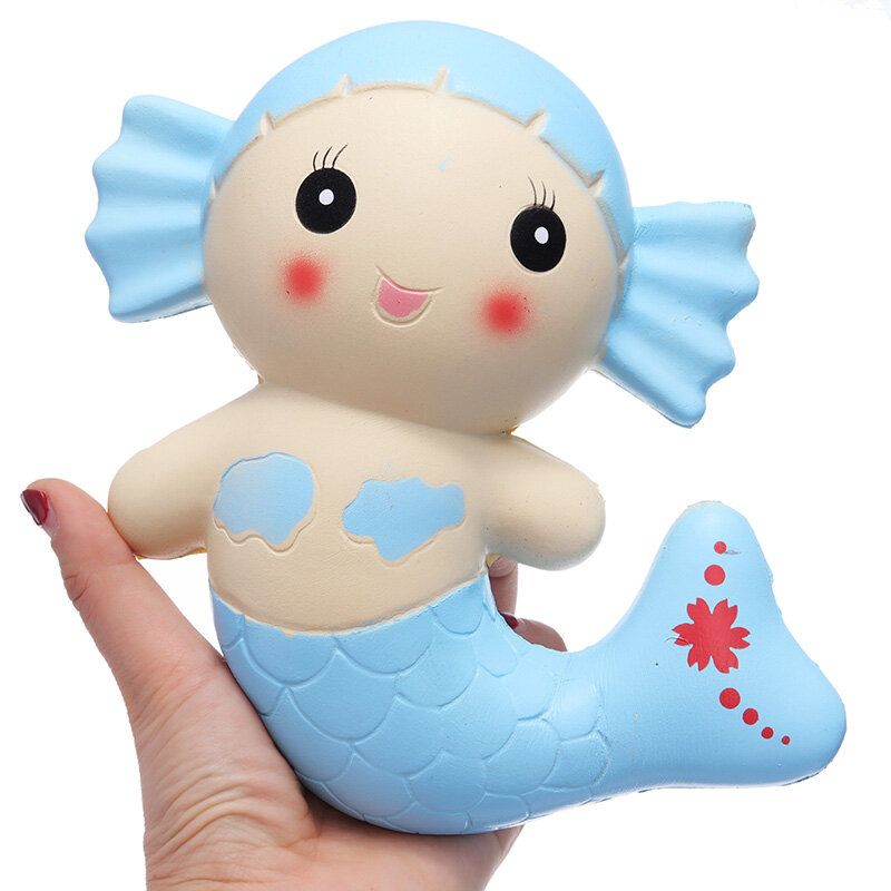 Cutie Squishy Mermaid Toys Mirisna Torta Od Kruha Super 19cm Mekana Sporo Rastuća Originalno Pakiranje