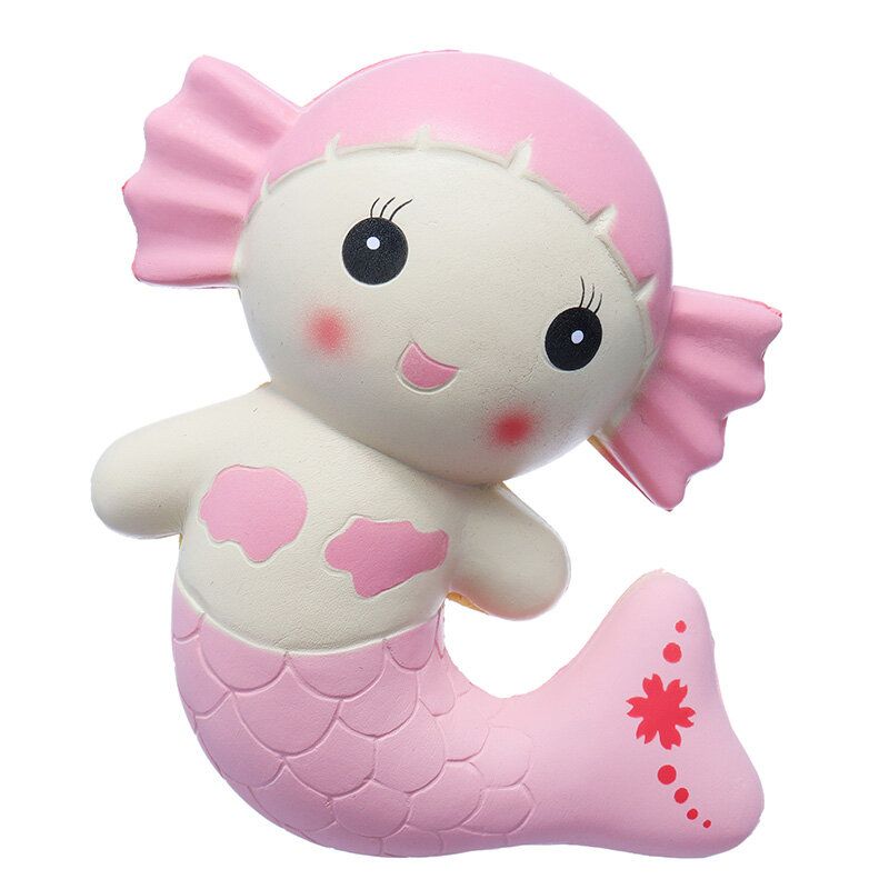 Cutie Squishy Mermaid Toys Mirisna Torta Od Kruha Super 19cm Mekana Sporo Rastuća Originalno Pakiranje