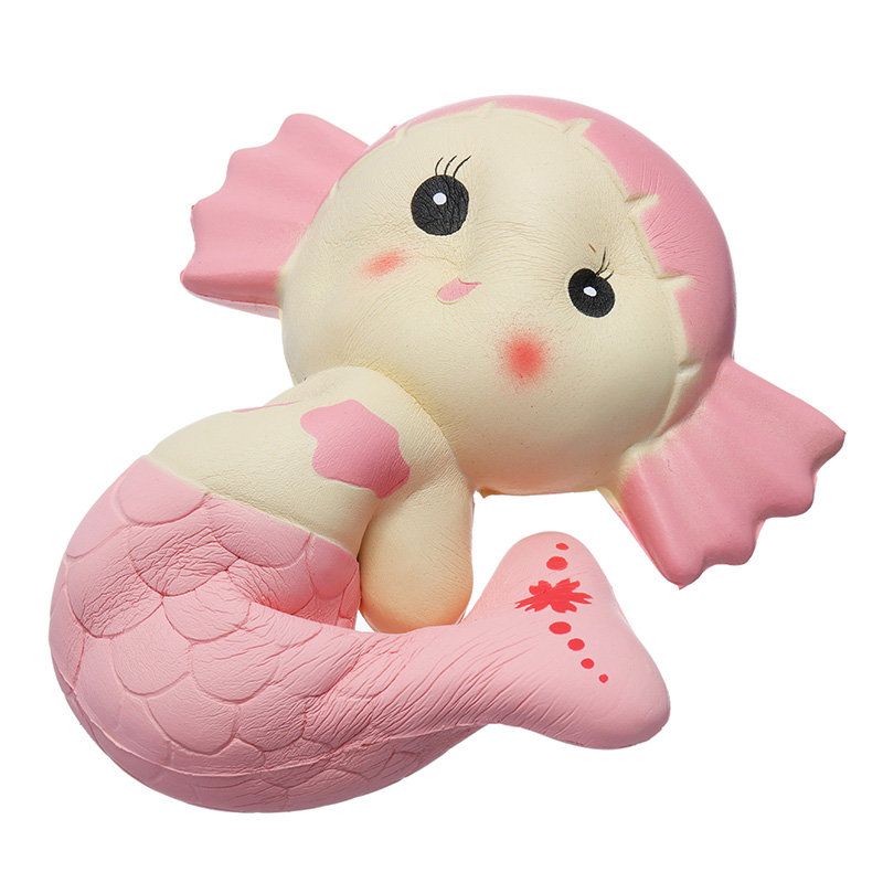 Cutie Squishy Mermaid Toys Mirisna Torta Od Kruha Super 19cm Mekana Sporo Rastuća Originalno Pakiranje