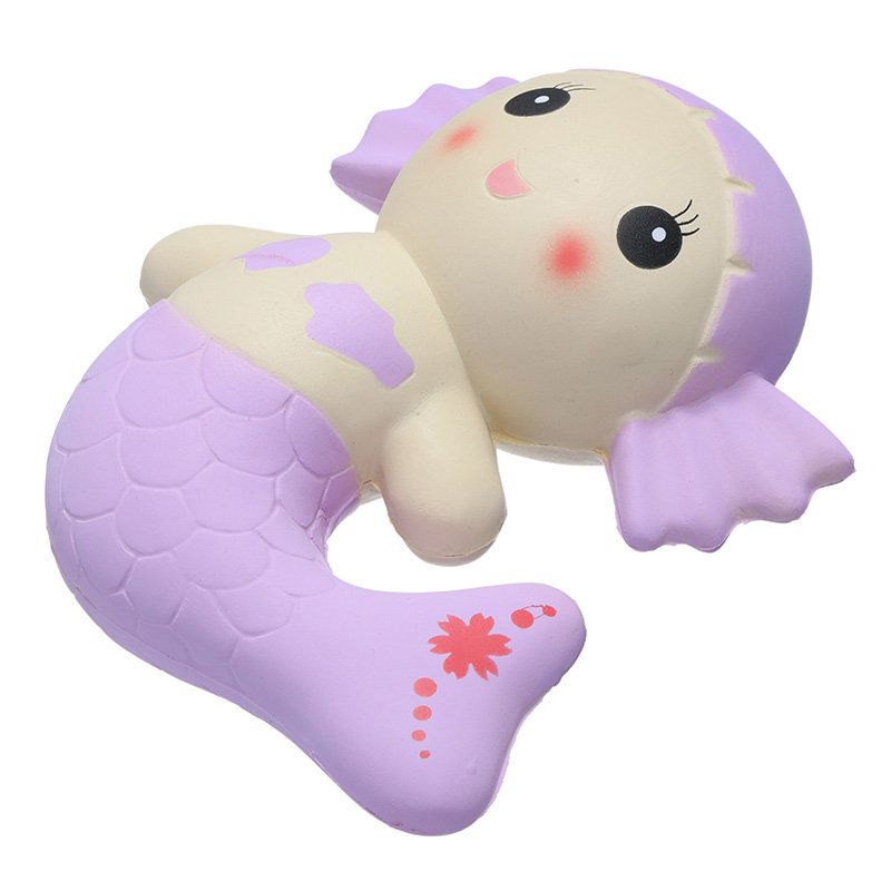 Cutie Squishy Mermaid Toys Mirisna Torta Od Kruha Super 19cm Mekana Sporo Rastuća Originalno Pakiranje