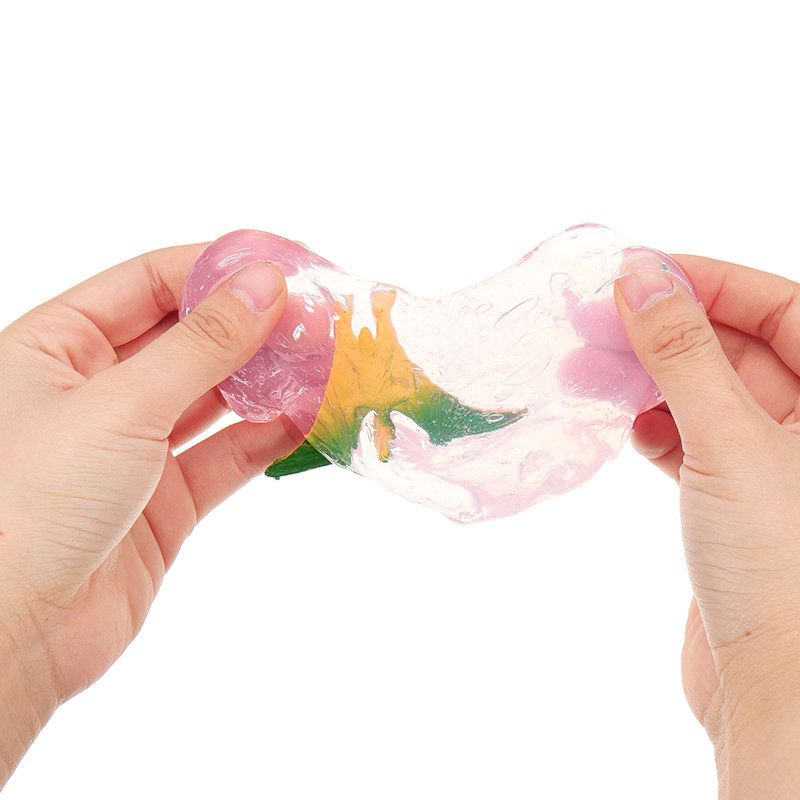 Dinosaur Crystal Slime Šesterokutna Boca Prozirna Glina Diy Plastelin Igračka Poklon